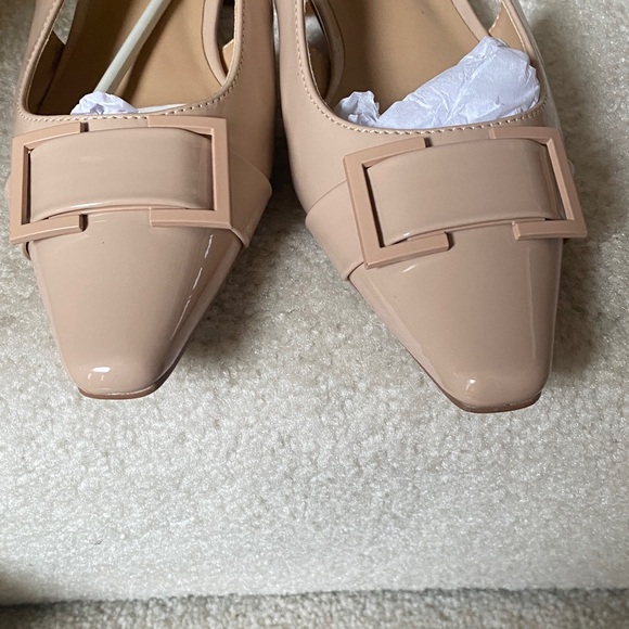 Torgeis Janessa Women's Nude Slingback Heels - Picture 2 of 6